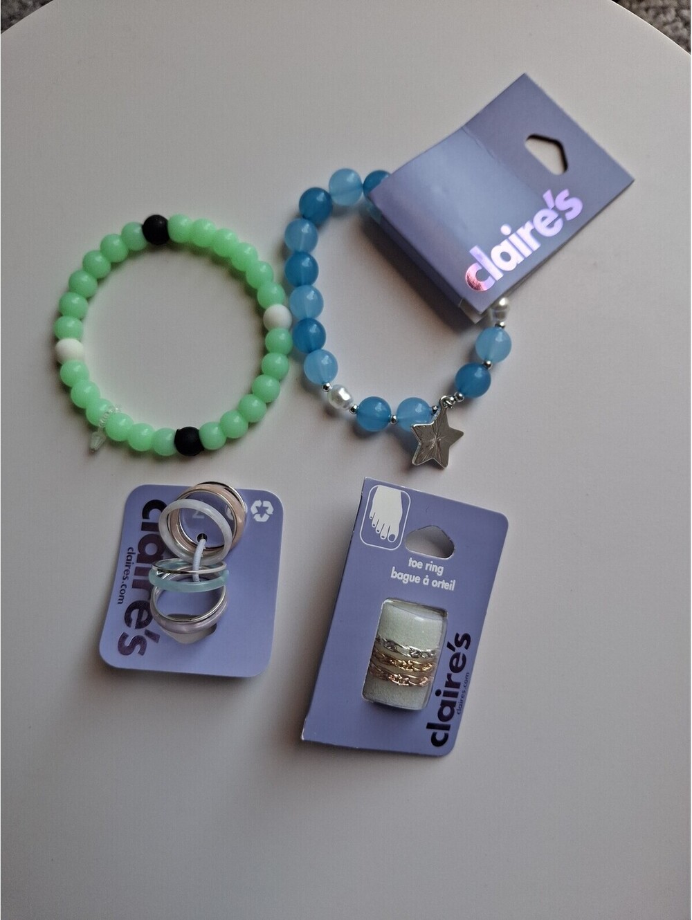 Claire's Bracelets + Rings Bundle NWT